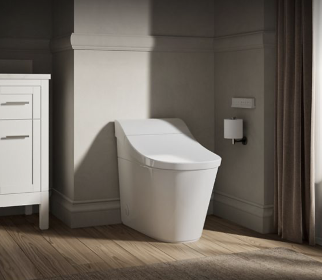 Kohler Innate smart toilet. great for aging in place with built in night light, bidet, and self clean. Kohler Innate smart toilet. great for aging in place with built in night light, bidet, and self clean.